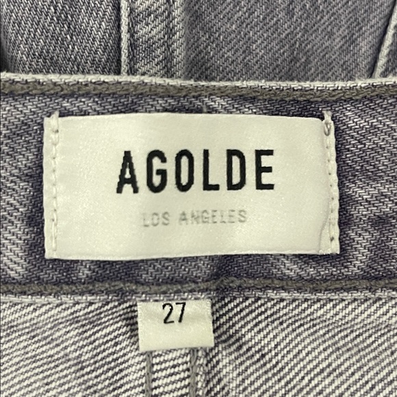 AGOLDE 90’s Pinch Waist High Rise Straight Jeans Ashberry Purple Size 27 - Picture 9 of 11